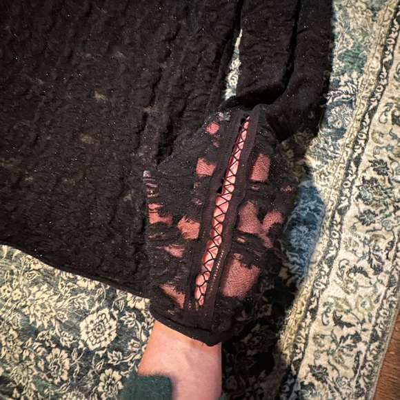 Women's Free People Top, Size Unspecified, Black - Picture 3 of 4